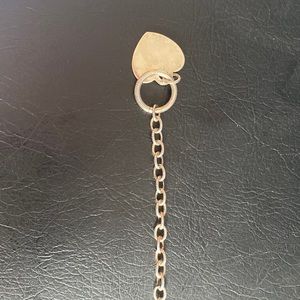 Sterling Silver Heart Toggle Bracelet